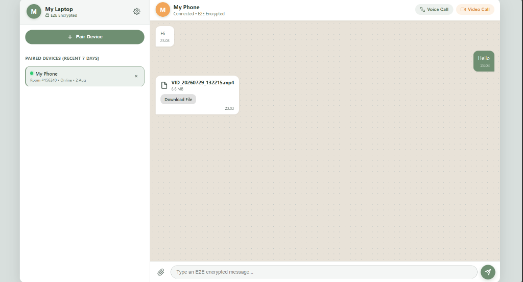 AirShare — Serverless P2P File Sharing & Encrypted Chat