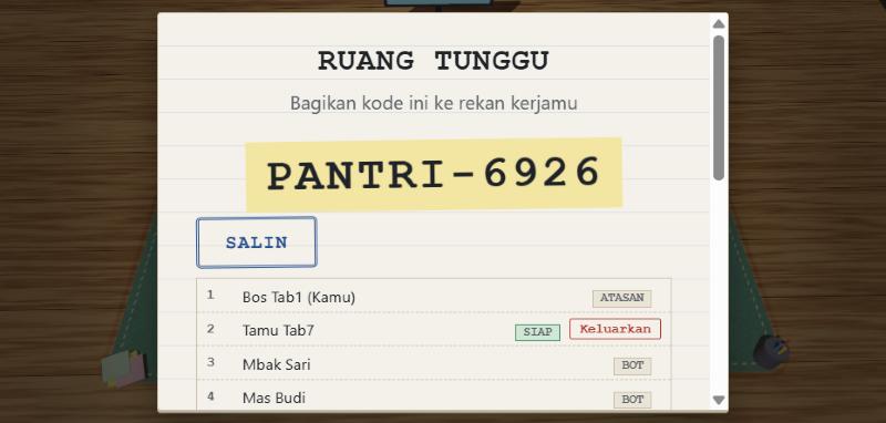 Budak Korporat: online lobby