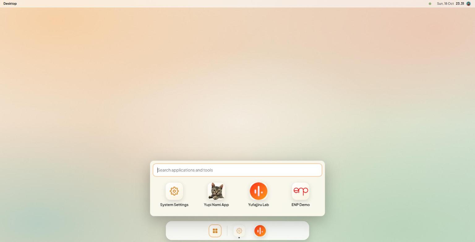Console OS: the app drawer