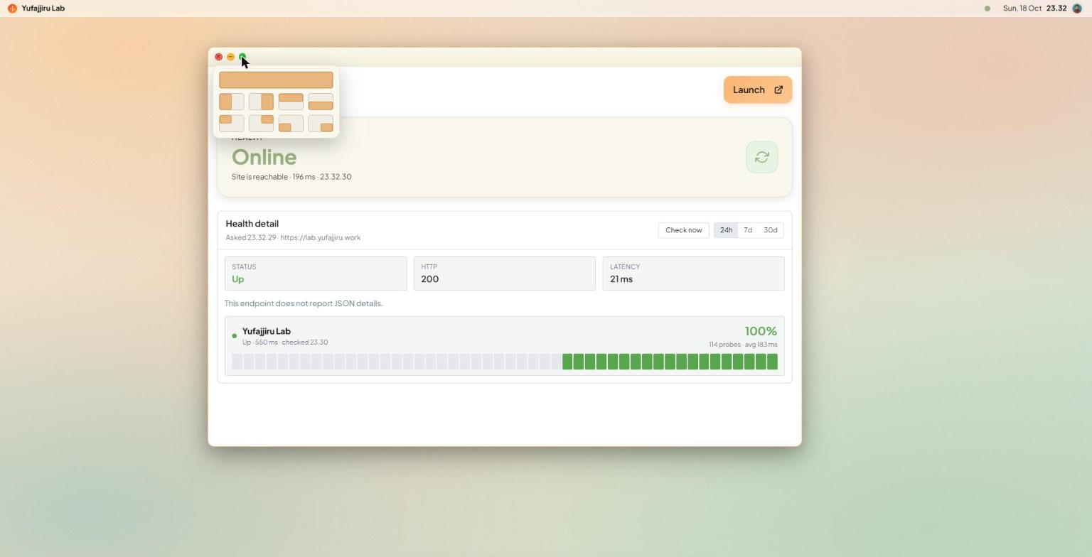 Console OS: window layout popover
